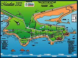 Map of Mazatlan - overview